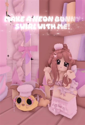 Neon Bunny Swirl Tutorial in Adopt Me