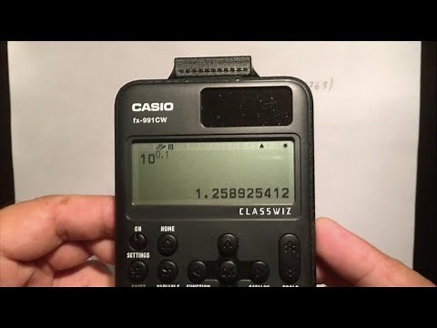 Cómo hallar Antilogaritmo usando la calculadora científica Casio fx-991CW
