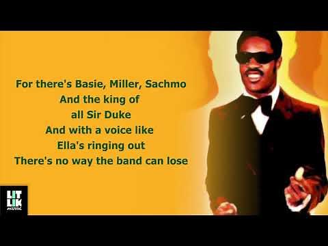 Stevie Wonder - Sir Duke (lyrics)