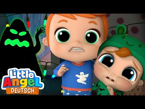 Keine Angst im Dunkeln | Monster in der Nacht | Little Angel Deutsch - Kinderlieder