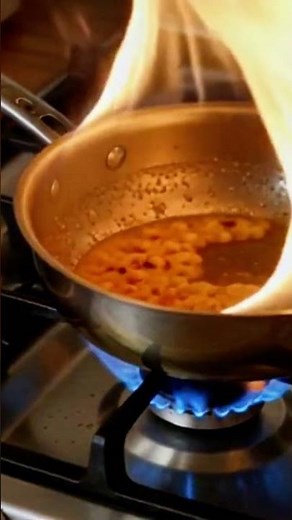 Epic Flambé Flames 🔥✨ | Blue-Orange Fire Cooking Aesthetic