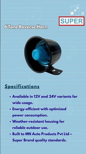 6 Tone Reverse Horn - SuperMNAuto