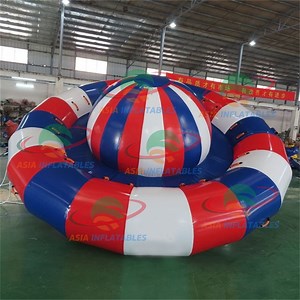 [Hot Item] 10 Persons Inflatable Flying Disco Boat, Inflatable Water Towable Tube Aqua Games