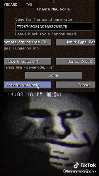 MINECRAFT CREEPYPASTA on TikTok