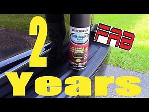 2 Year Update on Rust-Oleum Trim and Bumper Paint! Is it Still There?