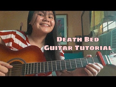 Death Bed - Powfu || Guitar Tutorial | Strumming ||Easy Chords