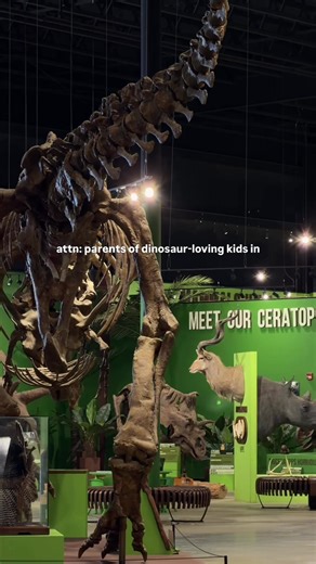 I don't know of anywhere else where kids can feel real dinosaur skin and dig up their very own fossils to keep!!☄️🦖🦕🌋 The Indiana Dinosaur Museum in📍South Bend, IN is a one-of-a-kind museum where it's all about prehistoric times...there's fossils and skeletons everywhere, and paleontologists are there to give you a hands-on experience while they work! Since it was snowy outside when we last visited, l'd love to go back in the spring/summer to see their Continental Divide Park - over 90 acres