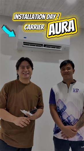 ANOTHER AIRCON DAY ! 🥶 3 units Carrier AURA installation 📋 Thank you sir and ma'am Janie for your 2nd purchase 💙 📍CARRIER AURA series MAIN FEATURES: ✅️Tri-filtration system ✅️Intelligent eye sensor ✅️Gold fin protection ✅️Fast cooling ✅️Full DC Inverter Keep your space chill and hassle-free, anytime! ✨ Legit Authorized Dealer and Installer ✨ FREE installation na ✨ May FREE delivery pa ✨ 101% Brand New and Sealed ang unit mo ✅ Brand-new units (Window, Split, Floor, Ceiling) ✅ Fast, reliable s