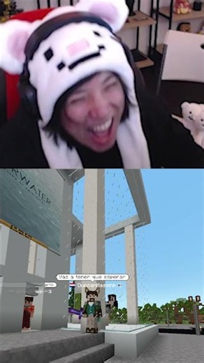 I got flexed on in minecraft