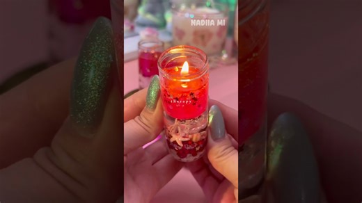 Candle therapy 🕯 aesthetic candle making moments