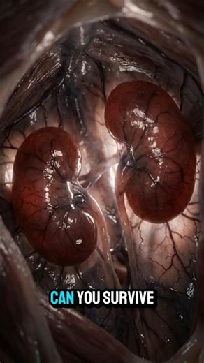 Can You Survive With Just One Kidney? #anatomy