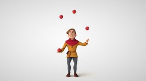 Medieval, 3D, Cartoon. Free Stock Video