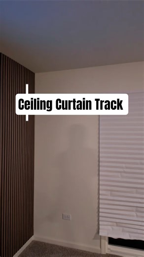 I found the perfect ceiling curtain track!