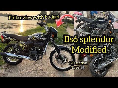 Splendor modified | bs6 splendor modified kerala hero splendor fully modified | hero Honda splendor