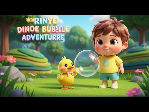 Dino Bubble Adventure – Kids Nursery Rhyme, Toddler Dinosaur Fun, and Bubble Play