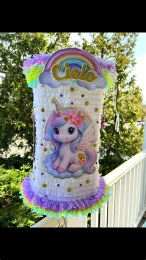 Piñata giratoria de unicornio #spring #unicorn #party#pinata #piñata | piñata