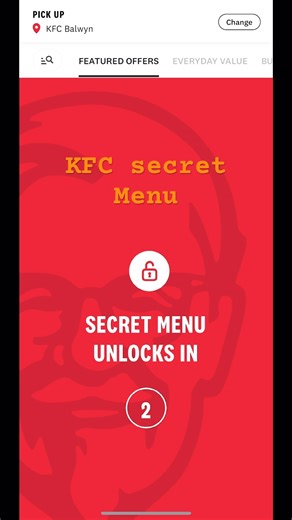 KFC secret menu??