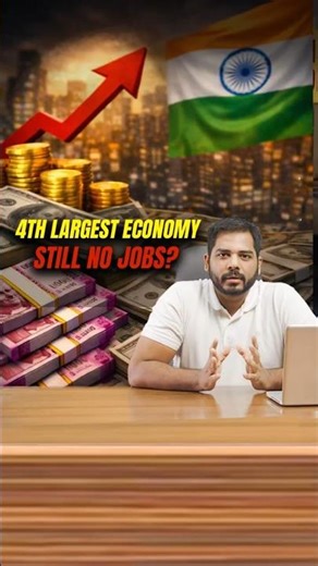 The DANGEROUS Reality of Booming Economy and Broken Job Market | #shorts #unemploymentindia