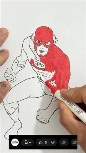 Flash 🦸🏻‍♂️ #Flash #Superhero #DCFlash #TheFlash #Speedster #FastestManAlive #DCComics #FlashArt