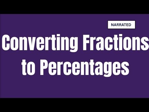 Converting Fractions to Percentages Explained Simply | Narrated | Fractions Explained #12