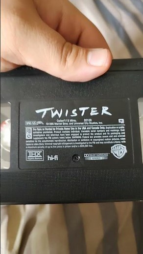 Twister (1996) VHS review