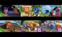 Mix of 6 videos from youtube : the backyardigans english & spanish