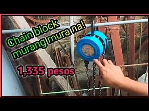 Paano gamitin ang chain block! || How to use chain block!