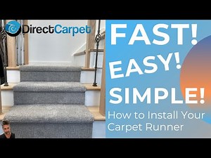Fast! Easy! Simple! Carpet Runner Installation DIY Friendly