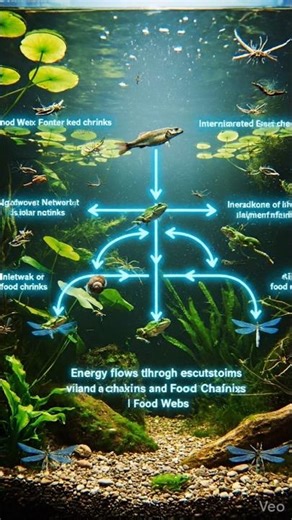 Food Chain vs Food Web in 8 seconds | Ecosystem Energy Flow #foodchain #food #biology