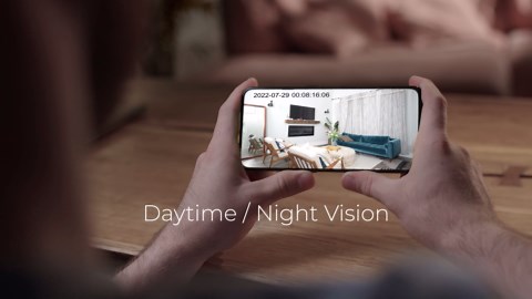 owltron Indoor Camera 2K, 360 Cameras for Home Security with Motion Detection, Baby Monitor with Phone App, 2.4G WiFi Pet Cam with Night Vision & 2-Way Audio