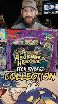 NEW Ascended Heroes Tech Sticker Collection… Did We Get a HIT? 👀