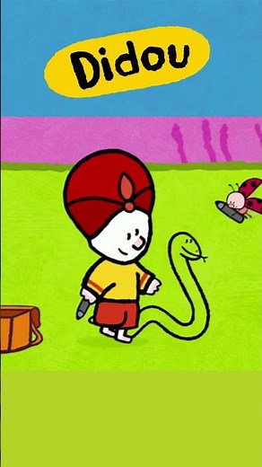 Didou dessine moi Un serpent 🐍 #didou #dessin