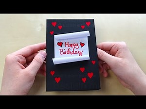 How to make a birthday card with paper