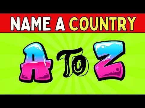 Can You Name a Country for Every Letter? 🌎 ABC Quiz Challenge