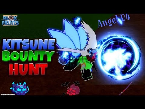 KITSUNE + ANGEL V4 DESTROY TEAMERS IN BLOX FRUIT 😡 #bountyhunter