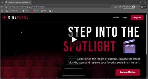 #mernstack #fullstackengineering #softwarearchitecture #reactjs #nodejs #webdevelopment #cineverse #portfolio | Dulmi Liyanage