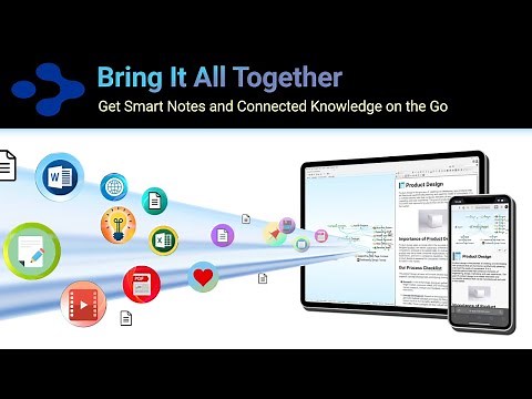 Bring It All Together. Get Smart Notes and Connected Knowledge on the Go.