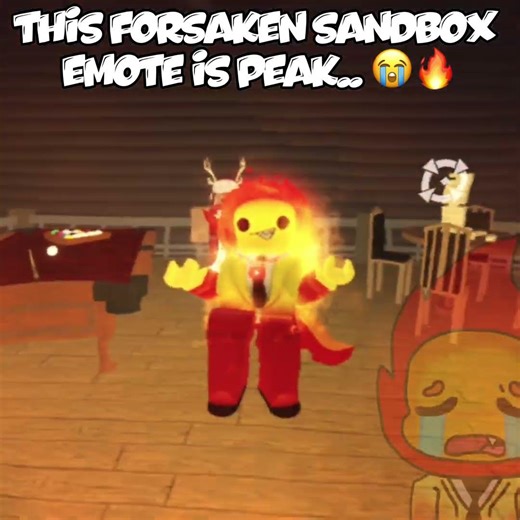 This Forsaken sandbox emote is PEAK! 😭🔥#forsakenroblox #forsaken #robloxshorts #robloxforsaken
