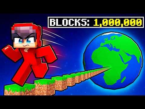 Walking 1,000,000 Blocks in Minecraft!