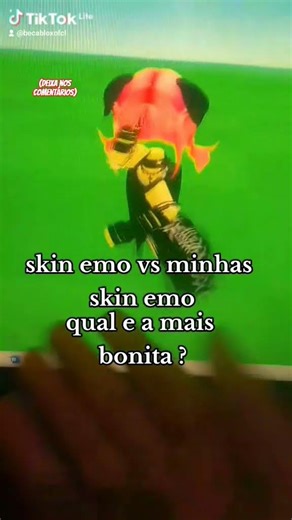 qual e mais lindo das skin emo? #roblox #fypシ #porfavornflopa