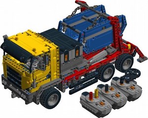 LEGO MOC-5738 42024 Container Truck Motorized & RC (Technic 2016)