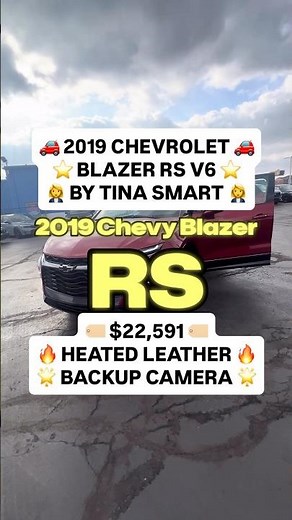 Tina Smart presents a 2019 Chevy Blazer RS