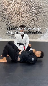 Craig Hutchison on Instagram: "There’s more than one way to do things 💁‍♂️ 📝 Side control doesn’t have to be with a crossface and farside underhook. I use this double unders side control a lot when I need to solidify the position or want to transition to North South. Try it out and see what you find. Good luck!"