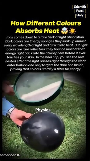 How Different Colors React in Heat 🤯☀️