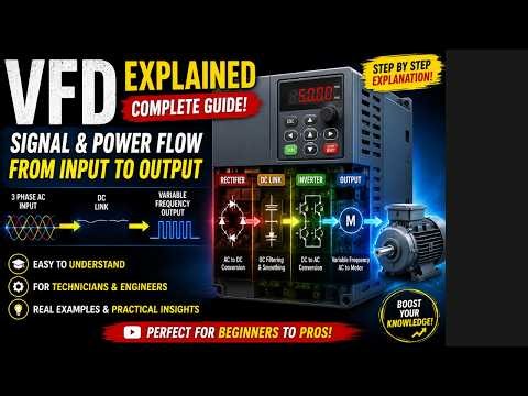 ​How VFD Works Step-by-Step | VFD Fundamentals Explained (Rectifier, DC Bus, Inverter) #vfd