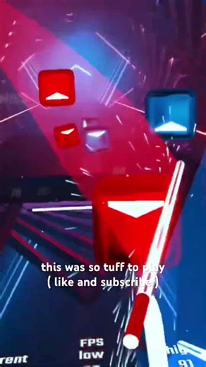 RAP GOD FAST PART IN BEAT SABER ( expert+ ) #beatsaber #rhythmgame #vr