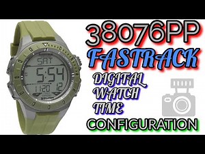 Fastrack 38067pp Digital Watch Time Configuration Process #fullpackage