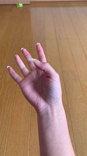 姉のネイルチップを試してみた！