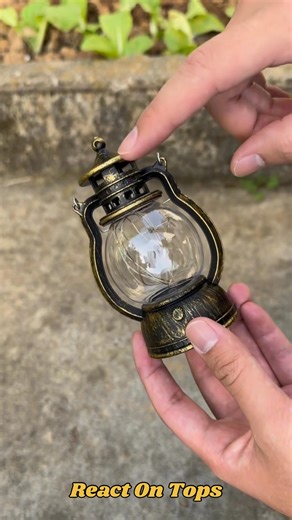Old Mini Oil Lamp #usa #trending #reel #fbreelsvideo #viralreelschallenge | React On Tops