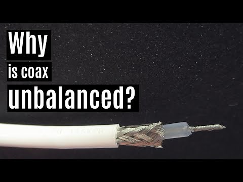 Why is coax unbalanced?
